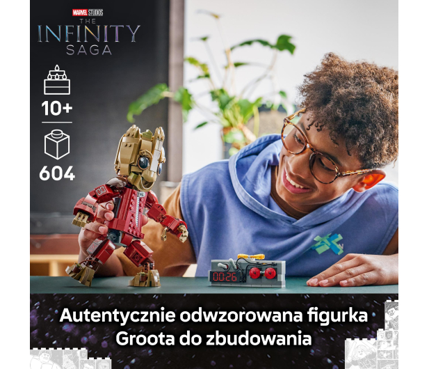 LEGO SUPER HEROES 76341 Groot w stroju Ravagera - 1473564 - zdjęcie 6